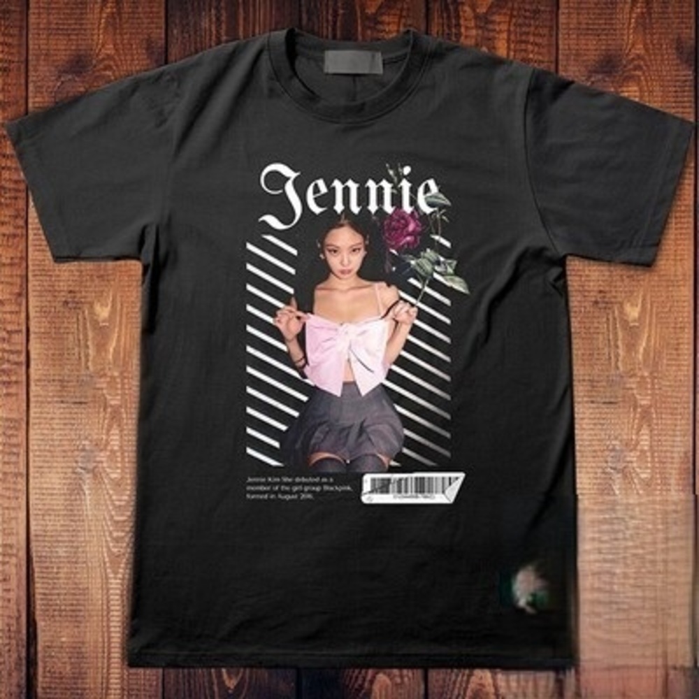 Jennie Black T Shirt Born  Shirt Jennie